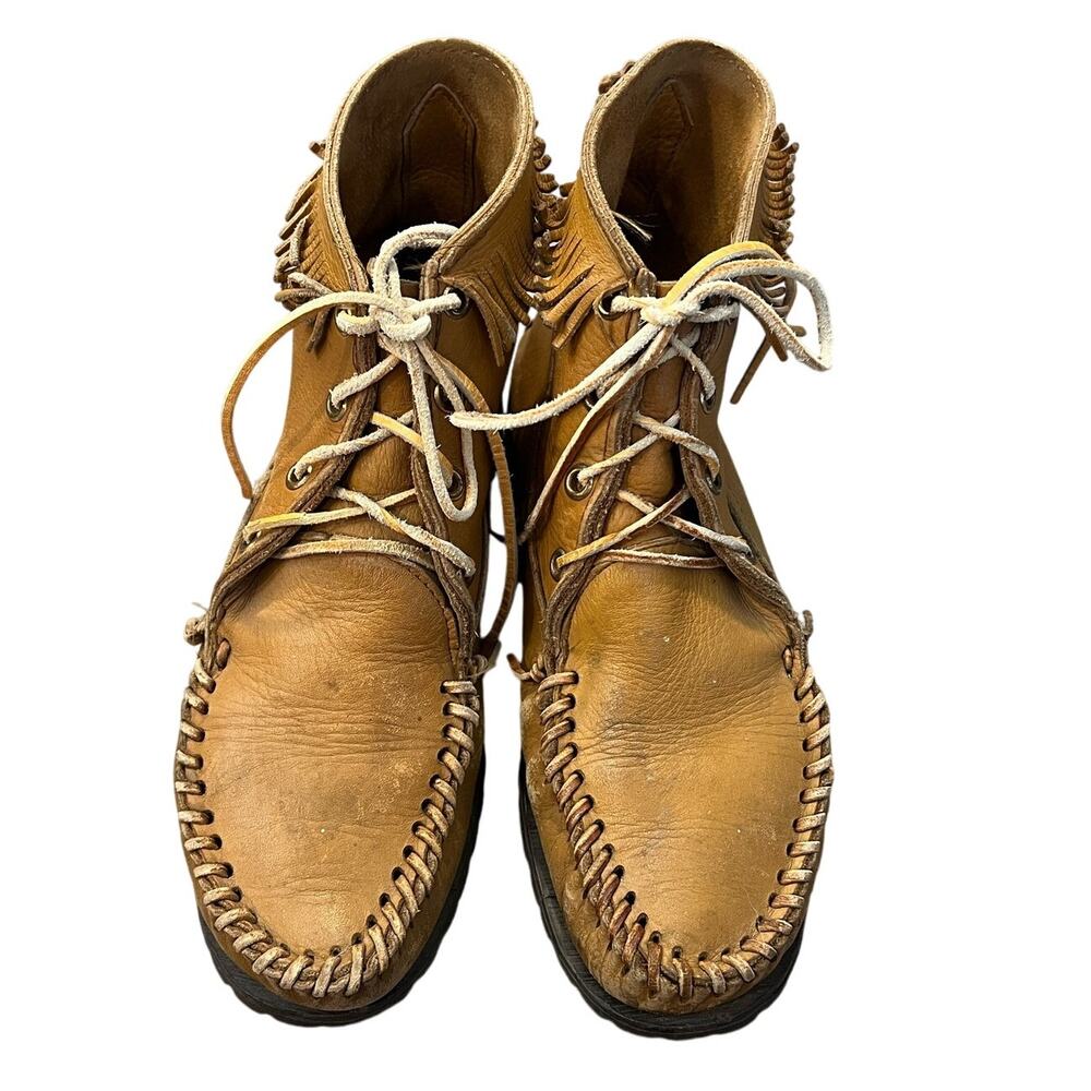 Vibram Vintage Women’s Size 8 Leather Moccasin Boots